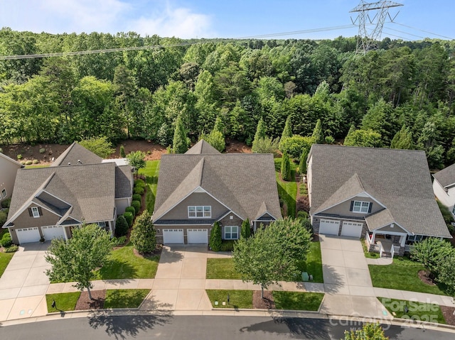 11621 Mount Argus Dr, Cornelius, NC 28031 - view of subject property featuring a heavily wooded area