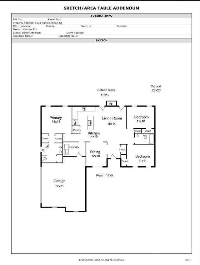 view of layout