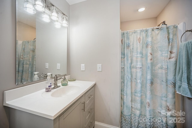 1211 Mirror Park Dr, Salisbury, NC 28146 - full bath with vanity and baseboards