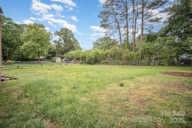 1211 Mirror Park Dr, Salisbury, NC 28146 - view of yard with fence