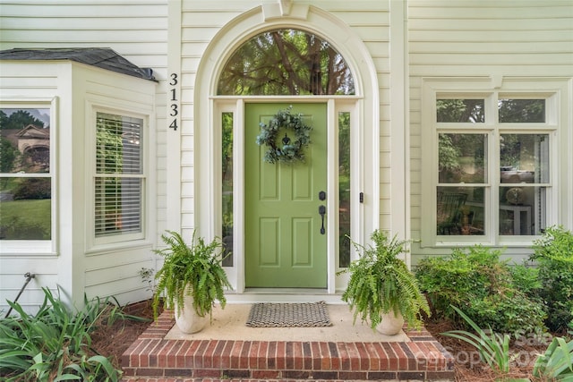 view of entrance to property
