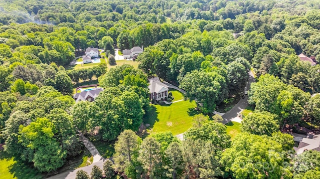 1721 White Pond Ln, Waxhaw, NC 28173 - drone / aerial view of a heavily wooded area