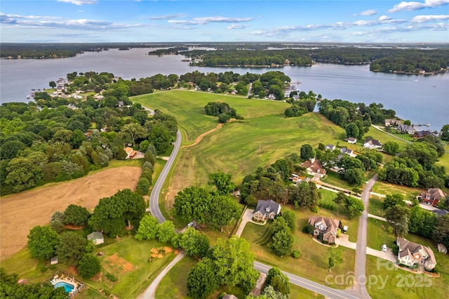 7923 Mountain Shore Dr, Sherrills Ford, NC 28673 - aerial view of property and surrounding area with a nearby body of water