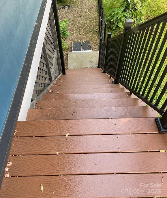 view of stairs