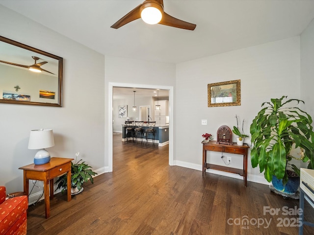 1149 Mayapple Way, Belmont, NC 28012 - hall featuring wood finished floors and baseboards