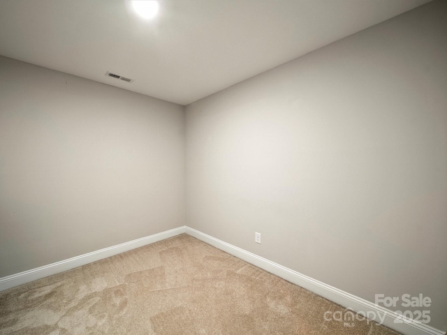 1149 Mayapple Way, Belmont, NC 28012 - empty room featuring visible vents, light carpet, and baseboards