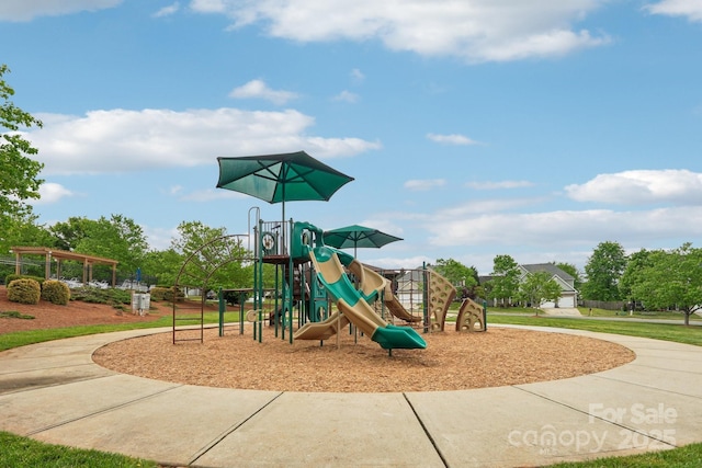 view of community playground