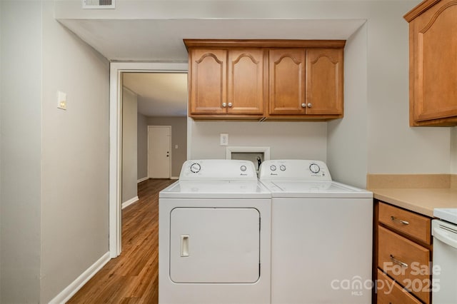 4609 Coronado Dr Unit N, Charlotte, NC 28212 - laundry area with separate washer and dryer, wood finished floors, and baseboards
