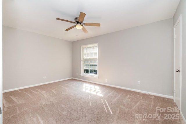 4609 Coronado Dr Unit N, Charlotte, NC 28212 - carpeted spare room with ceiling fan and baseboards