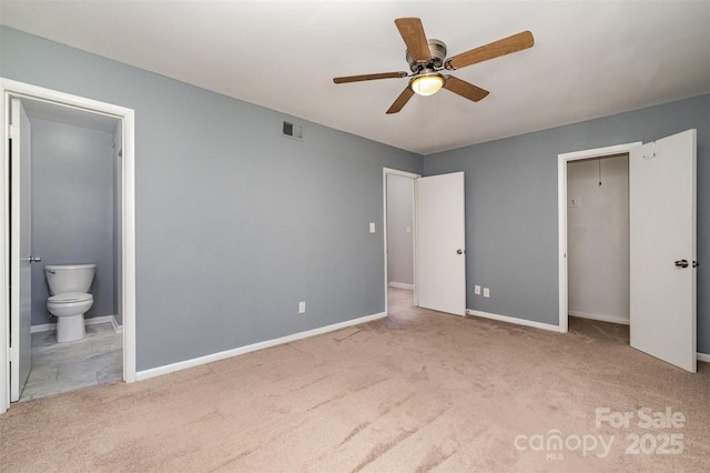 4609 Coronado Dr Unit N, Charlotte, NC 28212 - unfurnished bedroom featuring carpet, ensuite bath, baseboards, and a closet