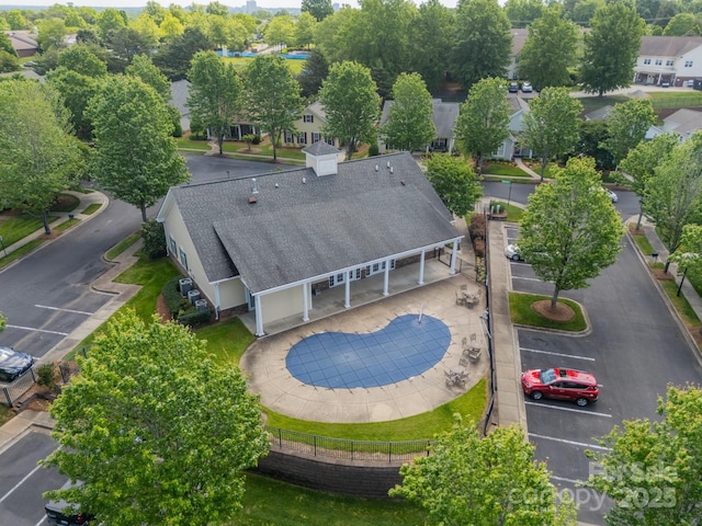 13360 Old Compton Ct, Pineville, NC 28134 - bird's eye view with a residential view