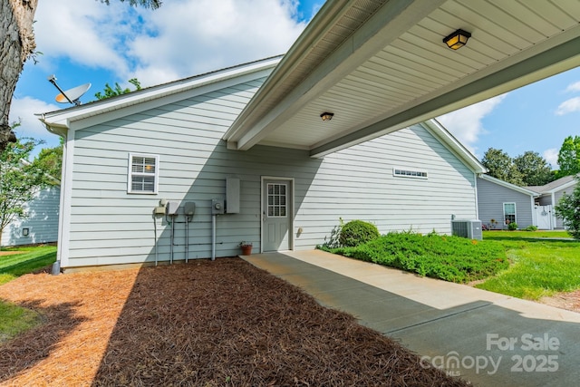 13360 Old Compton Ct, Pineville, NC 28134 - exterior space with central AC unit