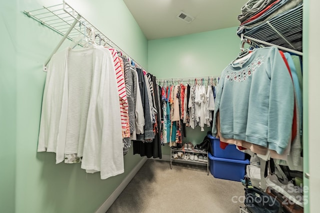13360 Old Compton Ct, Pineville, NC 28134 - spacious closet featuring carpet and visible vents