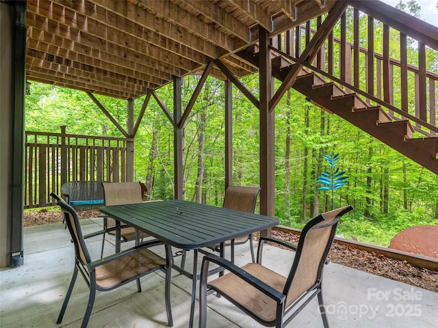 29 Ravenna St, Asheville, NC 28803 - view of patio featuring outdoor dining area