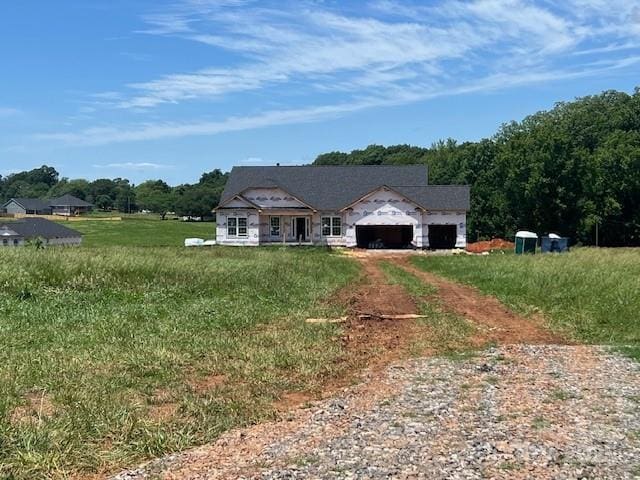 1479 Mocksville Hwy Unit 23, Statesville, NC 28625 - property in mid-construction with dirt driveway and a garage