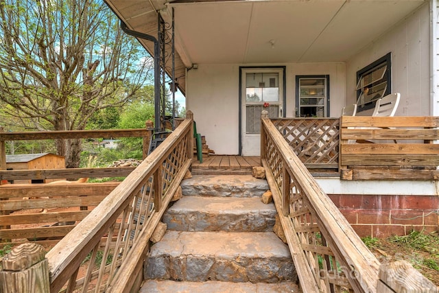 68 Upper White Oak Rd, Mars Hill, NC 28754 - view of wooden terrace