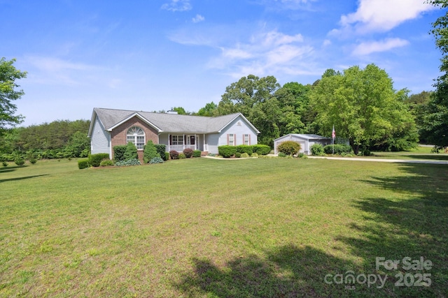 260 Treebark Rd, Statesville, NC 28625 - single story home with a front yard