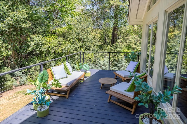 view of deck