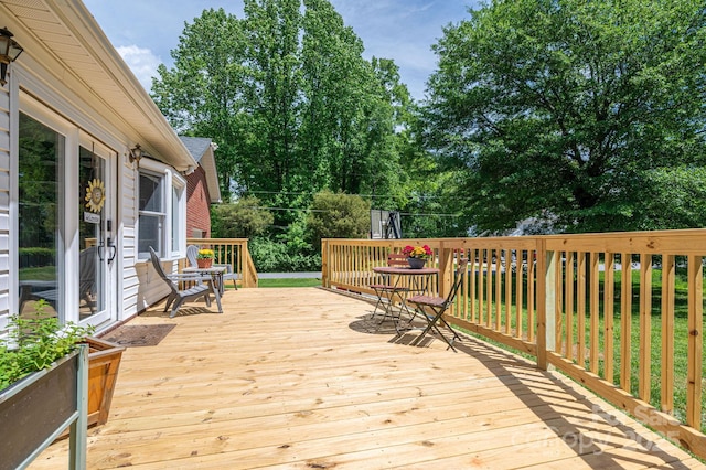 view of deck