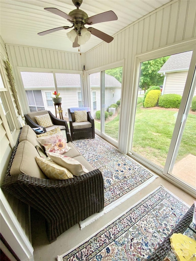 101 Keswick Ln, Mooresville, NC 28117 - sunroom / solarium with ceiling fan