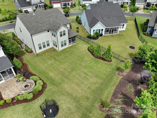 1287 Fishing Creek Rd, Lake Wylie, SC 29710 - aerial perspective of suburban area