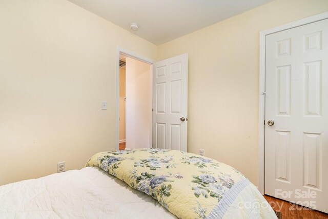 814 Independence Dr, Wingate, NC 28174 - bedroom with wood finished floors