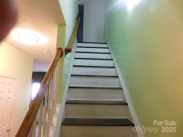 view of stairway
