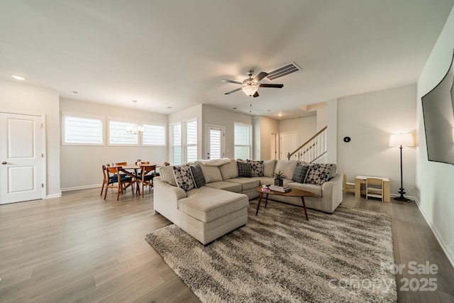 804 Lyndon Station Dr, Pineville, NC 28134 - living area featuring recessed lighting, baseboards, and light wood finished floors