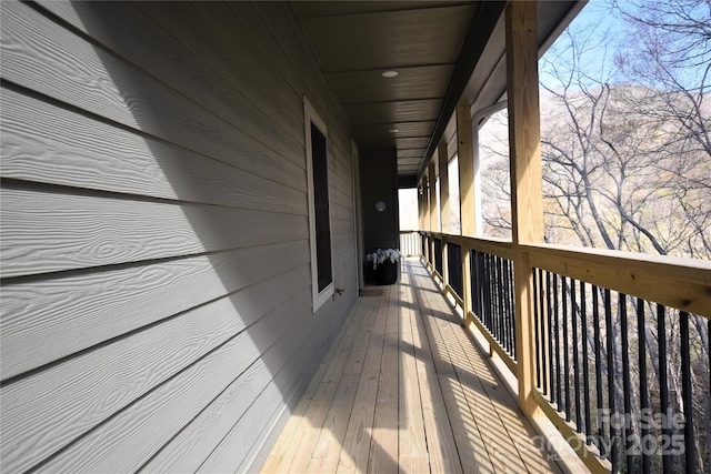 601 Tater Patch Rd, Maggie Valley, NC 28751 - view of wooden terrace