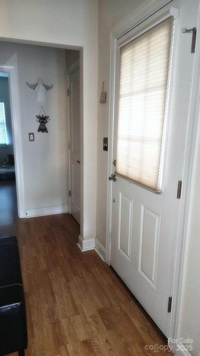 93 Foxden Dr Unit 101, Fletcher, NC 28732 - entryway featuring wood finished floors and baseboards