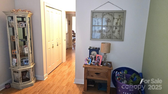 93 Foxden Dr Unit 101, Fletcher, NC 28732 - hallway with wood finished floors and baseboards