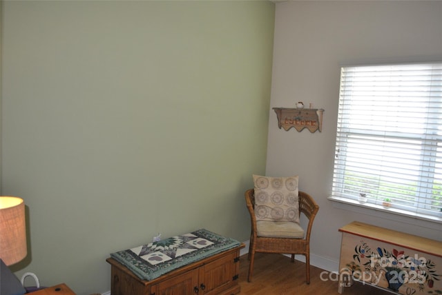 93 Foxden Dr Unit 101, Fletcher, NC 28732 - sitting room with light wood-style flooring and baseboards