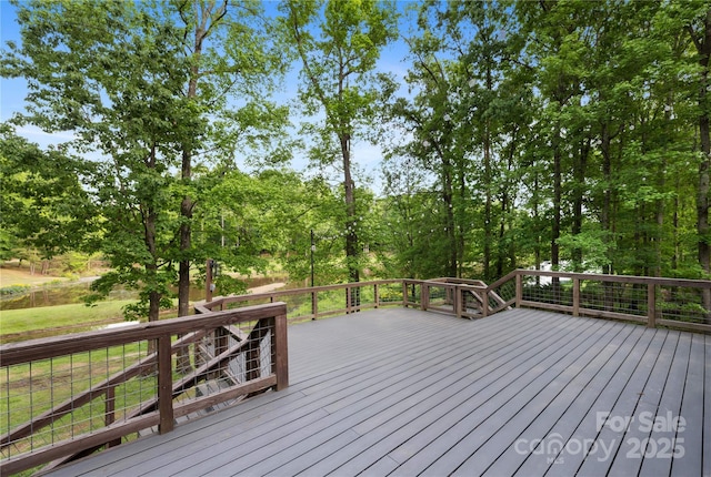view of deck