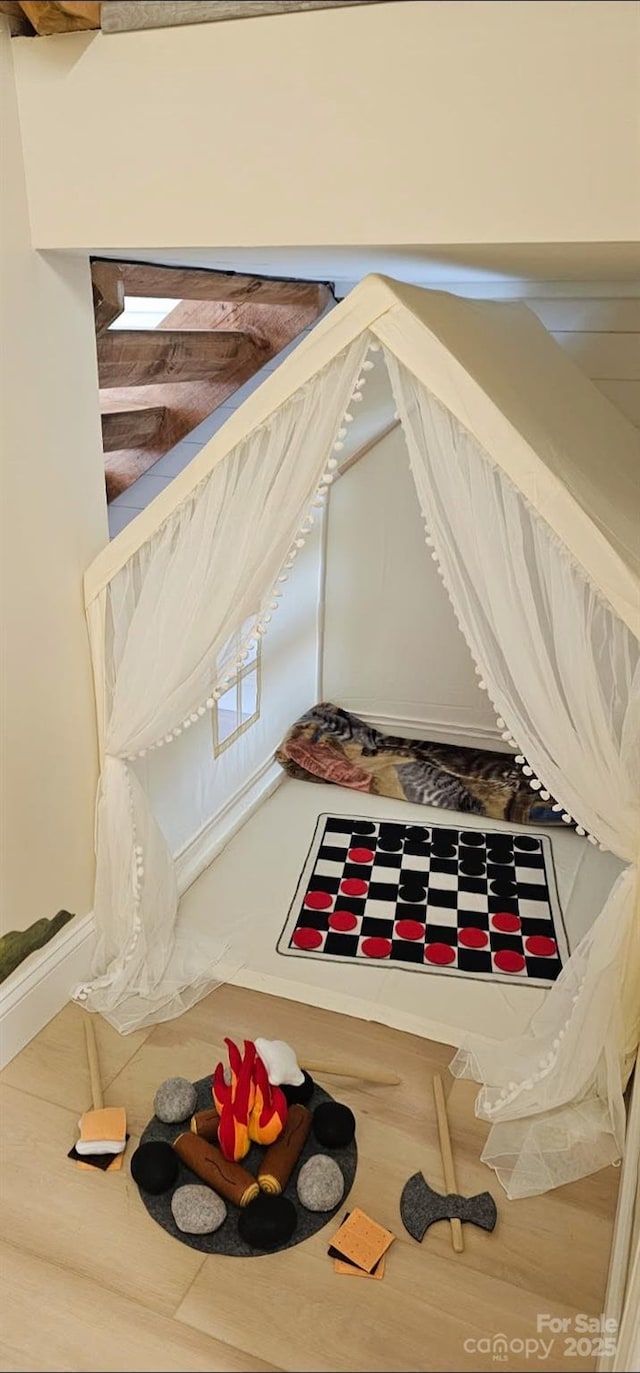 room details with wood finished floors