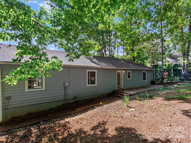 view of rear view of property