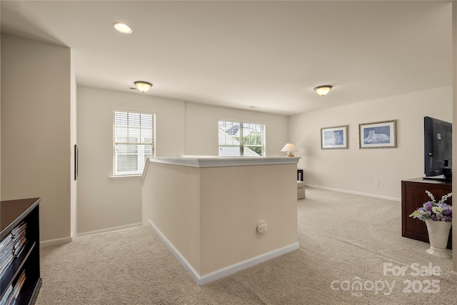 199 Blossom Ridge Dr, Mooresville, NC 28117 - interior space with recessed lighting, baseboards, and light carpet