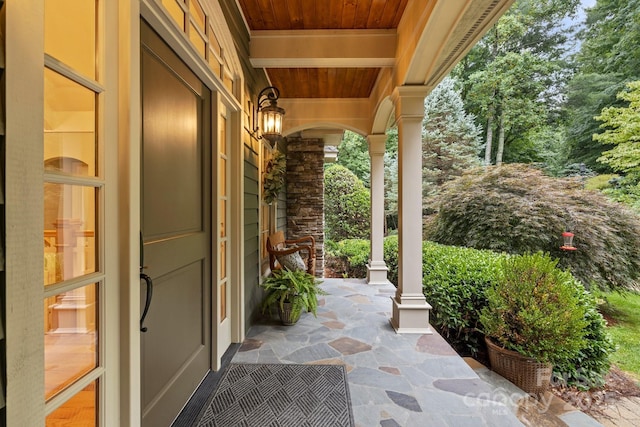 206 Stone Valley Way Unit 23, Hendersonville, NC 28792 - view of porch