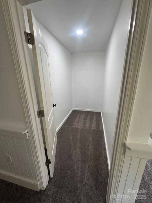 1019 Valley St, Kannapolis, NC 28081 - corridor with carpet flooring, baseboards, and recessed lighting