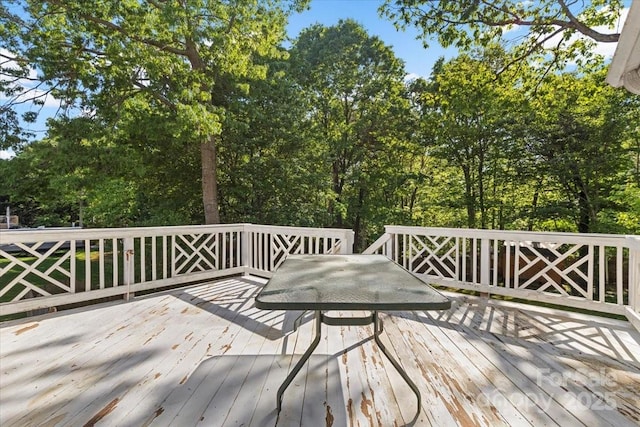 view of deck