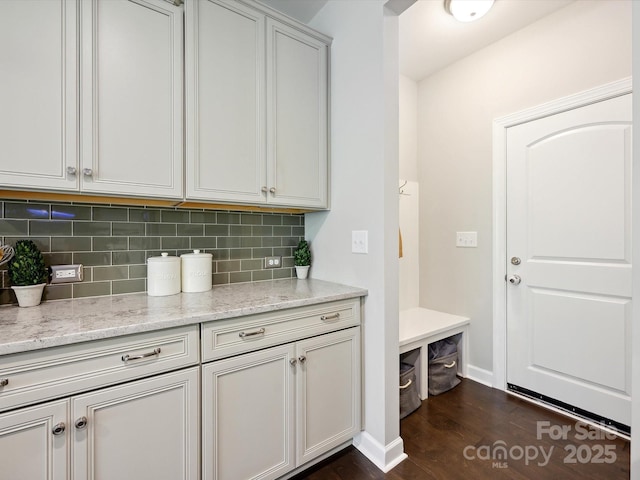 5420 Meadowcroft Way, Fort Mill, SC 29708 - mudroom with dark wood-style floors and baseboards