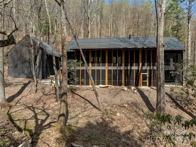 80 Hemlock Cir, Black Mountain, NC 28711 - view of outdoor structure with a forest view