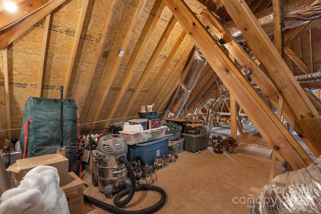 5360 Low Country Rd, Lenoir, NC 28645 - view of unfinished attic
