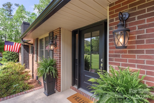 530 Bonita Dr, Landis, NC 28088 - property entrance with brick siding and covered porch