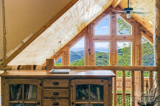 details featuring a mountain view