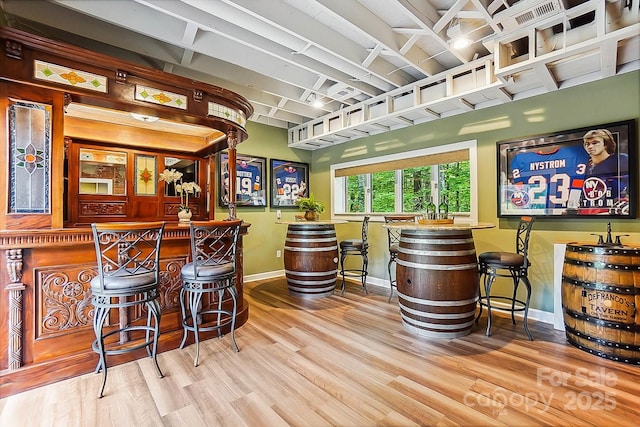 115 Forestcliff Ct NE, Concord, NC 28025 - indoor dry bar with wood finished floors and baseboards