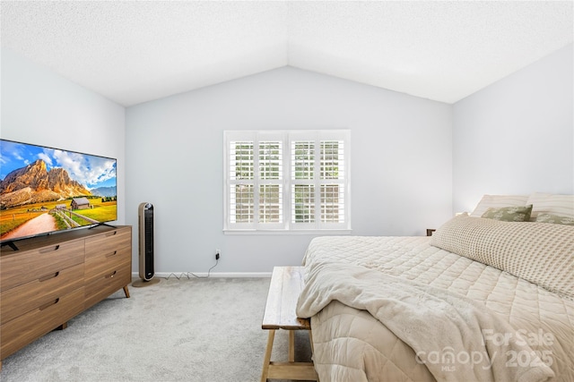 9214 N Vicksburg Park Ct, Charlotte, NC 28210 - carpeted bedroom featuring baseboards and lofted ceiling