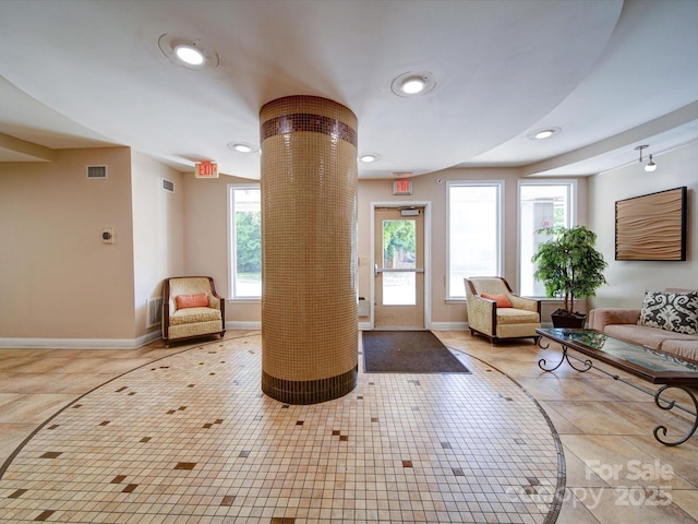 1000 E Woodlawn Rd Unit 402, Charlotte, NC 28209 - community lobby with visible vents