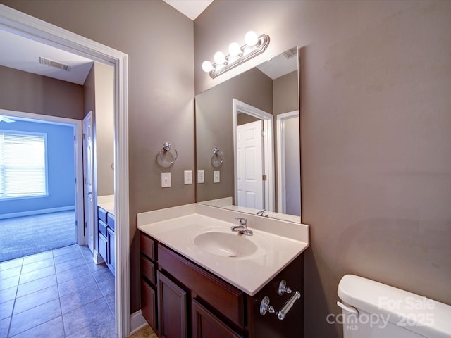1000 E Woodlawn Rd Unit 402, Charlotte, NC 28209 - bathroom featuring vanity and tile patterned flooring