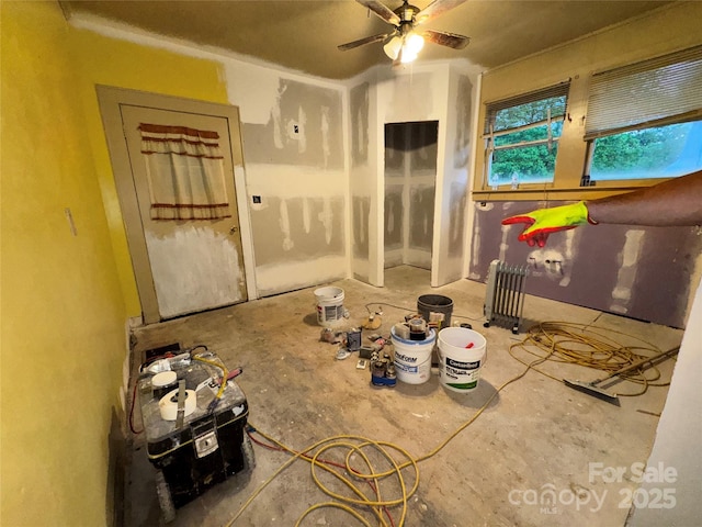 1703 Lowder St, Albemarle, NC 28001 - interior space featuring ceiling fan