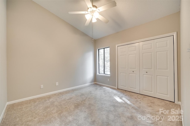 173 Greenridge Rd, Lake Wylie, SC 29710 - unfurnished bedroom featuring carpet flooring, vaulted ceiling, and baseboards